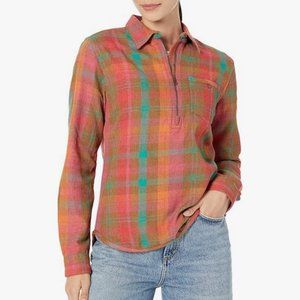 Plaid Multicolor Women's Top
